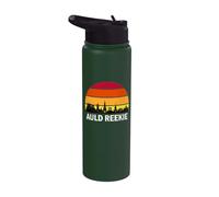 Auld Reekie Skyline - Castle, Scott Monument, Arthur's Seat Stainless Steel Insulated Water Bottle