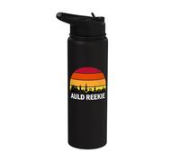 Auld Reekie Skyline - Castle, Scott Monument, Arthur's Seat Stainless Steel Insulated Water Bottle