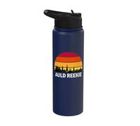 Auld Reekie Skyline - Castle, Scott Monument, Arthur's Seat Stainless Steel Insulated Water Bottle