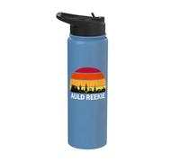 Auld Reekie Skyline - Castle, Scott Monument, Arthur's Seat Stainless Steel Insulated Water Bottle