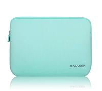 AULEEP Laptop Sleeves, 11-12 inch Neoprene Notebook Computer Pocket Tablet Carrying sleeve/Water-Resistant compatible laptop sleeve for Acer/Asus/Dell/Lenovo/HP, light green