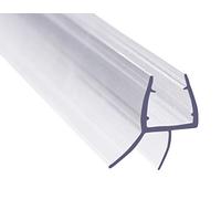 AULETT HOME Premium Quality Universal Shower Seal(100 cm) Bath Panel Shower Seal, Adjustable Length to 100cm| Shower Door,Shower Cubicles Seal for up to 10mm Shower Glass Door Shower Lip Shower Wall