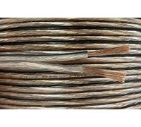 Auline 10m Transparent 2x 3.3mm2 Clear Speaker Cable Wire 105 Strand 12AWG