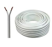 Auline® 20 AWG Speaker Cable Wire Figure 8 Stranded 10m 20m 30m 50m 100m (10 Meters, White)