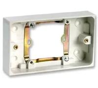 Auline Convert Single Flush Mounted Single Socket to Double Gang Twin Plug Mains Box