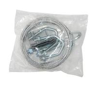 Auline Lashing Kit for TV Aerial Chimney Bracket 1.5" Pole Installation Corner Plates J Bolts V Bolts 5m Lashing Wire