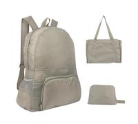 Auliuse Ultra Lightweight Foldable Rucksack, 25L Waterproof Travel Backpack, Resistant Durable Packable Rucksack Small Outdoor Bag, Hiking Backpack for Men Women City Breaks Shopping (Black)