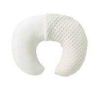 Aullar Nursing Pillow and Positioner with Cover for Breastfeeding and Bottle Feeding, Propping Baby, Tummy Time, Baby Sitting Support, Awake-Time Support (Beige, 22" x 17.7" x 5.9")