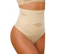 Aullwyr Tummy Control Knickers - High Waisted Shapewear Thong for Women Slimming Underwear Body Shaper
