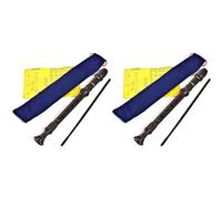 Aulos 303 Descant Recorder Pack (2 Pack) - Brown, C Key, ABS Plastic, School Ensemble