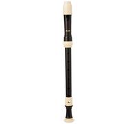Aulos 309AF"U Design" Treble Recorder with Finger Disability Model,White,Brown