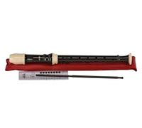 Aulos 700019 Alouete Mod. 103N C-Soprano Recorder, dark brown, baroque fingering