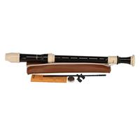 Aulos F-Alt Recorder Bel Canto 309A, flute (baroque fingering, complete with bag, wiper, grease box and fingering chart, synthetic resin), dark brown