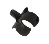 Aulos thumb rest/thumb guard/thumb holder - dark brown - for tenor recorder - easy to clip on - prevents rolling away