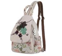 Auluda Women's Al-0102 Backpack, Mushroom, M