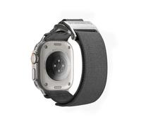 Aulumu A11 v2 Mag Buckle Slim Designed | for Apple Watch Ultra 3/2/1 49mm, Series 11/10/9/8/SE2/7/6/SE/5/4 [46mm/45mm/44mm] - Carbon Gray | M Symbol