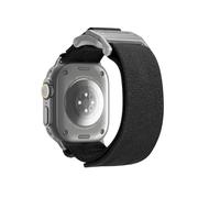 Aulumu A11 v2 Mag Buckle Slim Designed | for Apple Watch Ultra 3/2/1 49mm, Series 11/10/9/8/SE2/7/6/SE/5/4 [46mm/45mm/44mm] - Silver Black | M Symbol