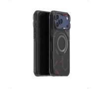 Aulumu A17 Rugged Case for iPhone 17 Pro Max | MagSafe Compatible | Integrated Drop Protection | Touch-Sensitive Buttons | Military-Grade Outdoor Design Black