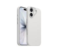 Aulumu A17 Vegan Leather iPhone 17 Case | Camera Control | Luxury Comfort | Compatible with MagSafe | Complete Wrap-Around - White