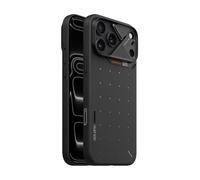 Aulumu A18 Particle Aramid Fiber Case for iPhone 18 Pro Max, Black | MagSafe-Compatible With Touch Buttons, Full-Frame Protection, CoolHyper Cooling Tech, 1500D Ultra Slim, Aluminum Camera Guard