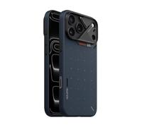 Aulumu A18 Particle Aramid Fiber Case for iPhone 18 Pro Max, Blue | MagSafe-Compatible With Touch Buttons, Full-Frame Protection, CoolHyper Cooling Tech, 1500D Ultra Slim, Aluminum Camera Guard