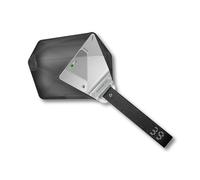 Aulumu A39 Geometric AirPods Pro 3 Case with Lock | Protective Cover with Nylon Buckle | Alloy Armour | Compatible with Apple AirPods Pro 3rd Generation Case (2025) - Transparent Gray