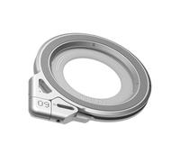 Aulumu G09 Magnetic Ring Grip | Omnidirectional Rotation | MagSafe Compatible | Aluminium Alloy Construction | Stable Dual-Sided Magnetic Attachment | Includes Handle Ring Phone Stand- Silver
