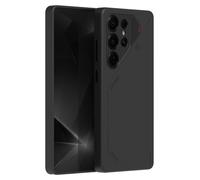 Aulumu S25 Ultra Galaxy Vegan Leather Magnetic Case | Compatible with MagSafe | Passive Cooling Samsung Galaxy S25 Ultra Case - Black