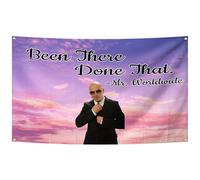 AuLYn Been There Done That Mr. Worldwide Tapestry 3x5Ft Tapestry Art Room Decor Tapestry Decorations Wall Hanging Gifts for Teens Bedroom Living Room