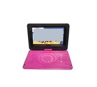 AULYTE HD Portable Rotating Screen Smart TV VCD DVD Player SD Card USB Video Player With Rechargeable Battery (Color : Nero, Size : 1)