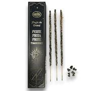 AUM Fragrances Crystal Magic Incense - Incense with Mineral Box - Natural Ingredients - Eco Friendly - No Pesticides - Handmade - Non-Toxic - 20 g HOSTENATURA (Pirita)