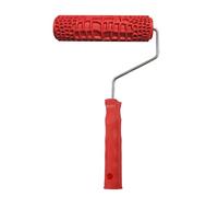 AUMACHEN 7'' Pattern Paint Roller for Walls, 3D Embossing Rubber Paint Roller Brush Wall Decoration Roller, Household Wall Painting Brick Pattern Roller DIY Wall Paint Tools (Crocodile Pattern)