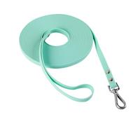 AUMAILI Dog Training Long Leash Waterproof Long Line Heavy Duty Outdoor Recall Lead 10ft 15ft 20ft 30ft 50ft for Small Medium Large Dog (Mint Green, 10FT)