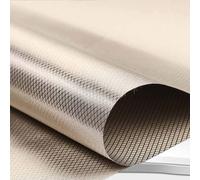 AuMarndi EMF Shielding Fabric Faraday Cloth Roll RFID Fabric EMF Shield Protection Blocking EMI Smart Meters Protection Grounding/Earthing Fiber Fabric,silver-1x1.1m