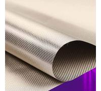 AuMarndi EMF Shielding Faraday Fabric Conductive Fabric Faraday Blanket Conductive Material Faraday Cloth Block Cellular Signals, WiFi, Bluetooth, GPS, and RF Signals,silver-5x1.1m