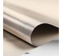 AuMarndi Fabric Military Grade Protection Faraday Fabric EMP Cloth Shield for Generator Signal Blocking Cloth Shields for Anti Radiation, Anti Static, EMI Isolation,silver-8x1.1m