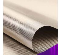 AuMarndi Faraday Fabric Copper Fabric Shielding Cloth Signal Shielding Fabric Faraday Material EMP Protection for Cars EMF Blocking Paint EMF Blocker for Cell Phone,silver-4x1.1m