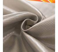 AuMarndi Faraday Fabric EMP Proof Military Grade Blocks RF Signals Faraday Cloth Nickel Copper Material Anti Radiation EMP RFID EMF Shielding Block,silver-3x1.1m