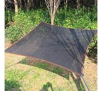 AuMarndi Plant Shade Conservatory Cloth Sun Shade Sail 4m X 4m Breathable Mesh Shade Sail, Shade Netting Outdoor Mesh for Garden Pergola Plant Balcony Courtyard,black-2x2m