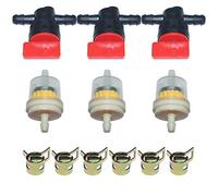 AUMEL 1/4" in Line Fuel Gas Filter Shut Cut Off Valve Clamp Kit for 494768 697947 698183 AM36141 AM107340 2-4507 7034212 54-3150 Parts