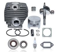 AUMEL 1119 020 1202 52mm Cylinder Piston Pin Ring Circlip Crankshaft Gasket Kit for Stihl 038 MS380 Gasket Oil Seal Bearing Chainsaw w/Spark Plug Needle Bearing Oil Seal Set.