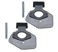 AUMEL 2Pcs/lot Carburetor Bracket Adaptor Base for Chinese 5800 5200 4500 58cc 52cc 45cc Chainsaw Parts