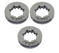 AUMEL .325" 7T 17mm Chain Sprocket Rim Kit 3pcs for Stihl 026 MS260 MS260C MS261 MS261C Chainsaw Replace for Oregon 34162X