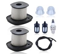 AUMEL Air Filter for Stihl BG86 BG86C SH56C SH86 SH86C Filter Set with Priming Pump Fuel Filter Spark Plug Fuel Hose Replaces 42411404403 42411404400 42411404204 42411404404