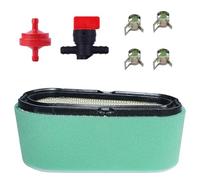 AUMEL Air Filter with Pre-Filter for 496894 496894S 493909 691642 272403 and More Models, Air & Pre Filter + Fuel Filter + Valve Engine Parts Kit 11 in 1