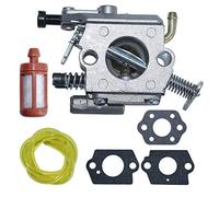 AUMEL Carburetor Carb Fuel Filter Line Gaskets Kit for Stihl MS200 MS200T 020T MS 200 MS 200T Chainsaws Replace 1129 120 0653.