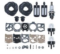 AUMEL Carburetor Repair Kit Primer Bulb Fuel Line Filter for Stihl FS36 FS40 FS44 FS44R String Trimmer