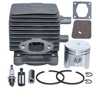 AUMEL Cylinder Piston Kit 34MM For Stihl Trimmer FS75 FS80 FS85 HS75 HS80 HS85 HL75 HL75K HT70 FC75 FC85 FH75 FR85 HT75 KA85 KR85 KW85 SP81 SP85 part Replace #4137 020 1202/4137 020 1201.