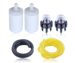 AUMEL Fuel Filter Line Hose Primer Bulb Kit for Husqvarna Poulan Stihl McCulloch Chainsaw