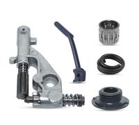 AUMEL Oil Pump Pressure Line Kit for Husqvarna 455 Rancher 455E 460 461 Chain Saw Replace 544180104, 537261501 & Worm Gear Oiler Pinion